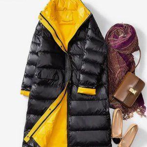 NWT Duck Down Ultra Light Women Winter Jacket Down Coat